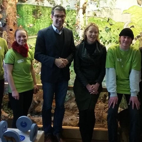 FÖJ Tour Baumann_Sindelfingen_Vogelzentrum FOEJ-Tour Baumann mit Freiwilligen im Vogelzentrum Sindelfingen